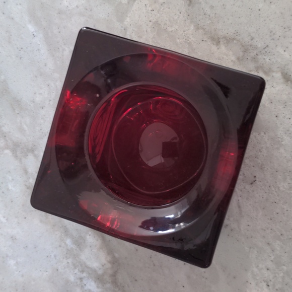 EUC Vintage Gorgeous Viking Glass Co Candle Holder - Picture 2 of 11